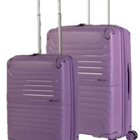 סט מזוודות קשיחות בינונית + קטנה 24+20 אינצ’ Slazenger Spirit - ירוק