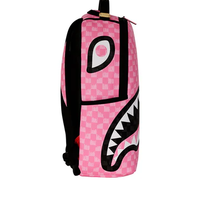 PINK AND BLACK DRIP CHECK DLXSV BACKPACK
