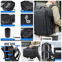 תיק גב ווקום Titanium כולל משאבה – תיק נסיעות קל ונוח