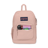 תיק גב ג'נספורט JanSport דגם Cross Town Plus - ורוד עתיק