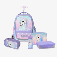 מארז X-Fix trolley Unicorn לילך - קל-גב