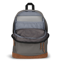 תיק גב ג'נספורט JanSport דגם Right Pack - אפור כהה משולב עור