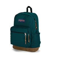 תיק גב ג'נספורט JanSport דגם Right Pack - ירוק משולב עור