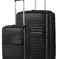 סט מזוודות קשיחות בינונית + קטנה 24+20 אינצ’ Slazenger Spirit - ירוק