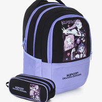 תיק+קלמר Kpop Purple Black