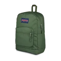 תיק גב ג'נספורט JanSport דגם Cross Town Plus - ירוק זית