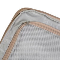 סט 3 מזוודות קלות משקל מבית מותג היוקרה Slazenger דגם C-Lite בז'