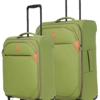 צמד מזוודות מבד חסין למים בינונית (24″) + קטנה (20″) Verage Cambridge