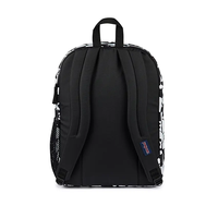 תיק גב ג'נספורט JanSport דגם Big Student - הדפס משבצות שחור לבן מעוות
