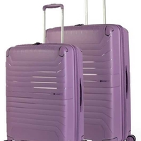 צמד מזוודות קשיחות Slazenger Spirit – סט 2 חלקים (28″ + 24″) - סגול