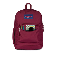 תיק גב ג'נספורט JanSport דגם Cross Town Plus -  בורדו