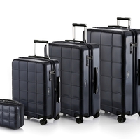 מזוודה קשיחה דגם Echolac Square Plus – גודל 28″ במבחר צבעים