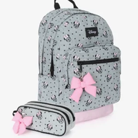 תיק+קלמר Disney Grey Minnie