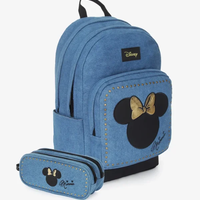 תיק+קלמר Disney Denim Minnie