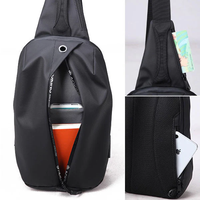 תיק צד אוכף אלכסוני AOKING – תיק קטן פרקטי עם רוכסנים איכותיים