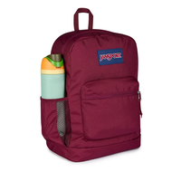 תיק גב ג'נספורט JanSport דגם Cross Town Plus -  בורדו