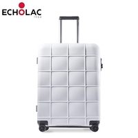 מזוודה קשיחה דגם Echolac Square Plus – גודל 28″ במבחר צבעים