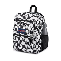 תיק גב ג'נספורט JanSport דגם Big Student - הדפס משבצות שחור לבן מעוות