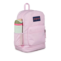 תיק גב ג'נספורט JanSport דגם Cross Town Plus - ורוד בהיר