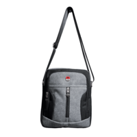 תיק צד גדול ואיכותי לגבר – צבע אפור-שחור