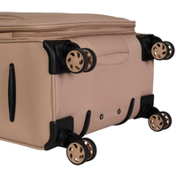 סט 3 מזוודות קלות משקל מבית מותג היוקרה Slazenger דגם C-Lite בז'