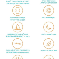 biamba רפידות הנקה חד פעמיות 60 יחידות של ביאמבה