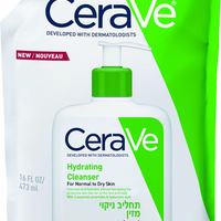 CERAVE - אריזת מילוי ג'ל מקציף לניקוי העור רגיל-יבש