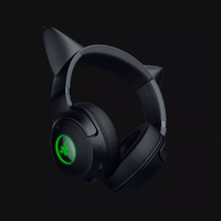 אוזניות גיימינג אלחוטיות עם אוזני חתול Razer Kraken Kitty V2 BT