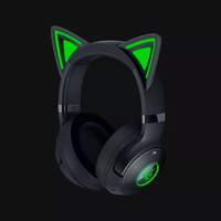 אוזניות גיימינג אלחוטיות עם אוזני חתול Razer Kraken Kitty V2 BT
