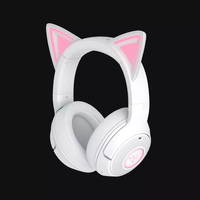 אוזניות גיימינג אלחוטיות עם אוזני חתול Razer Kraken Kitty V2 BT