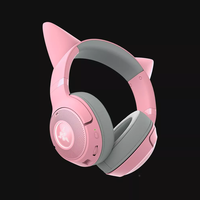 אוזניות גיימינג אלחוטיות עם אוזני חתול Razer Kraken Kitty V2 BT