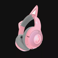אוזניות גיימינג אלחוטיות עם אוזני חתול Razer Kraken Kitty V2 BT