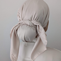 מטפחת מרובעת משי סאטן פודרה