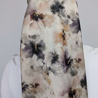 מטפחת לונג פרח - סאטן