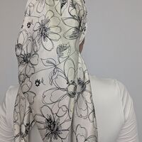 מטפחת מרובעת שירבוט - סאטן