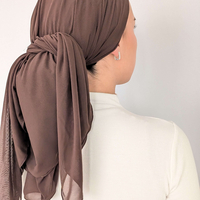 מטפחת מרובעת רשת לייקרה - חומה