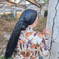 מטפחת לונג פייטים - שחור