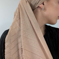 מטפחת לונג פליסה שיפון - קאמל