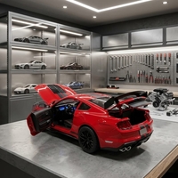 דגם רכב מתכתי ספורט | מכונית מיניאטורית יוקרתית | בהדמיה לרכב אמיתי