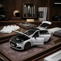 רכב מתכתי יוקרתי מכונית מיניאטורית | דגם מתכת לאספנים עם דלתות נפתחות