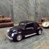 דגם רכב מתכתי לאספנים קלאסי | חיפושית קלאסית מיניאטורית | בהדמיה לרכב אמיתי