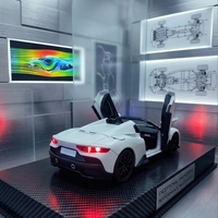 דגם רכב ספורט מתכתי לאספנים | מכונית יוקרה מיניאטורית | בהדמיה לרכב אמיתי