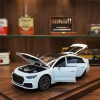 רכב מתכתי יוקרתי מכונית מיניאטורית | דגם מתכת לאספנים עם דלתות נפתחות