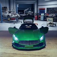 רכב ספורט מתכתי  בהדמיה לרכב אמיתי  | מכונית יוקרה מיניאטורית