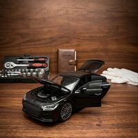 רכב מתכתי יוקרתי מכונית מיניאטורית | דגם מתכת לאספנים עם דלתות נפתחות