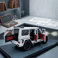 דגם רכב מתכתי לאספנים מכונית צעצוע יוקרתית | בהדמיה לרכב אמיתי