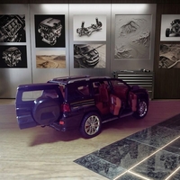 דגם רכב מתכתי בהדמיה לרכב שטח אמיתי | מכונית צעצוע יוקרתית לאספנים