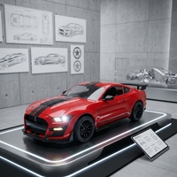 דגם רכב מתכתי ספורט | מכונית מיניאטורית יוקרתית | בהדמיה לרכב אמיתי