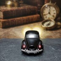 דגם רכב מתכתי לאספנים קלאסי | חיפושית קלאסית מיניאטורית | בהדמיה לרכב אמיתי