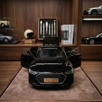 רכב מתכתי יוקרתי מכונית מיניאטורית | דגם מתכת לאספנים עם דלתות נפתחות